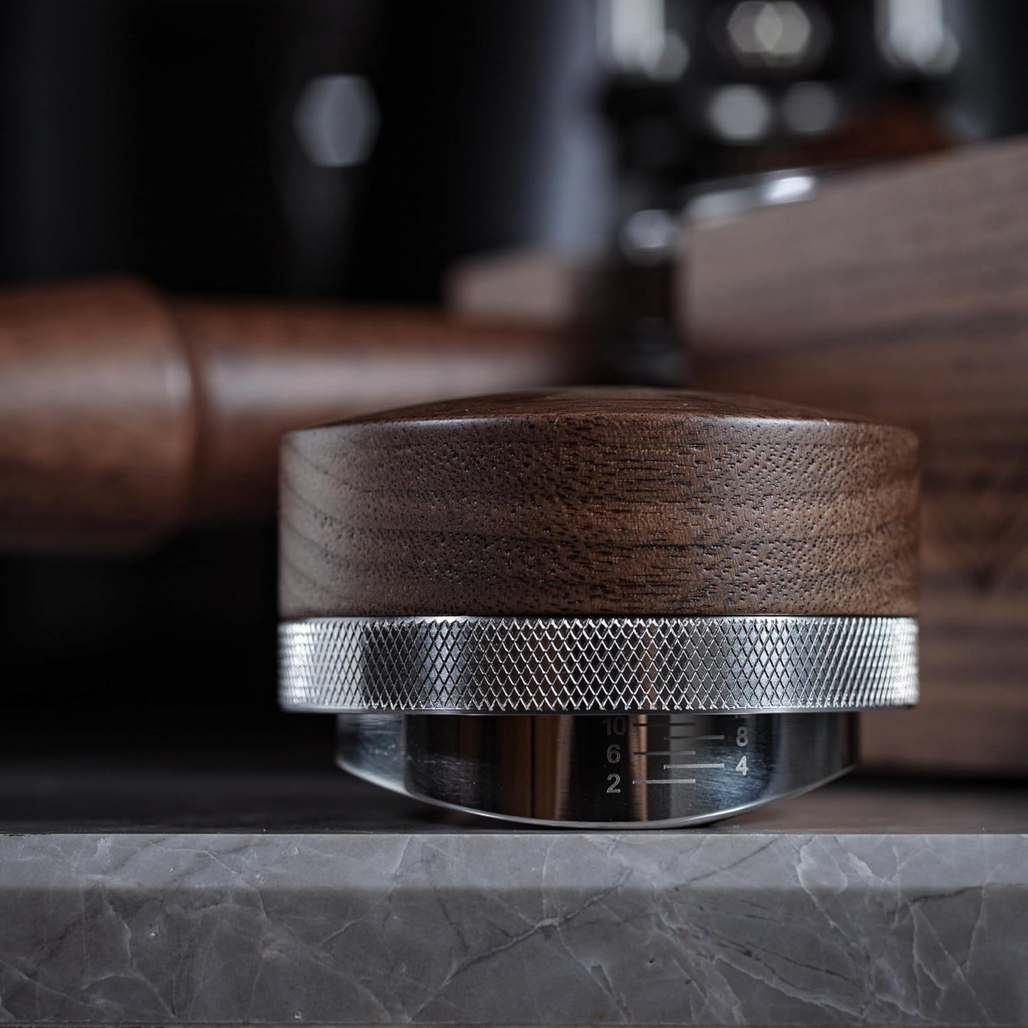 51.5mm Espresso Tamper Kit for La Pavoni Europiccola, Professional, Stradivari & Post-Millennium Models – Tamper, Distributor, Dosing Funnel, Puck Screen, WDT Tool & Walnut Tamping Mat