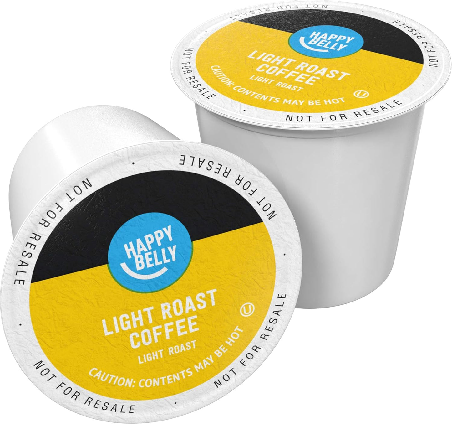Happy Belly Light Roast Coffee, Single Serve Cups, 100 Count