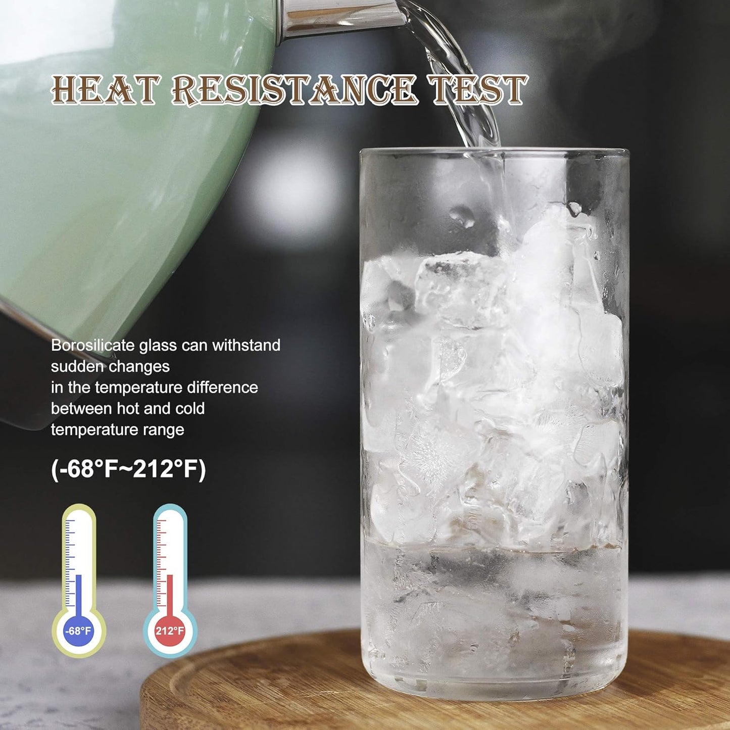 BaveL Thin Highball Glasses Set of 4,19oz Cocktail Glass Set,Tall Drinking Glasses for Water,Juice,Milk,Cocktails,Beer and More,Elegant Bar Glassware,Lead-Free Pint Glasses,Glass Drink Tumblers