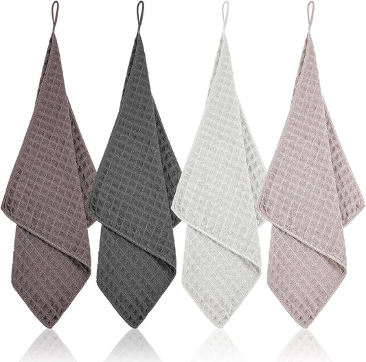 4 Pack Barista Microfiber Cloths 12”x12” Barista Towels Professional Cleaning Towels for Espresso Machines, Steam Wands Countertops Coffee Bar Accessories