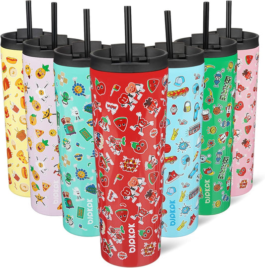 BJPKPK 30oz Tumbler With lid And Straw Stainless Steel Travel Coffee Mug Insulated Tumblers Cups,Passionate Red