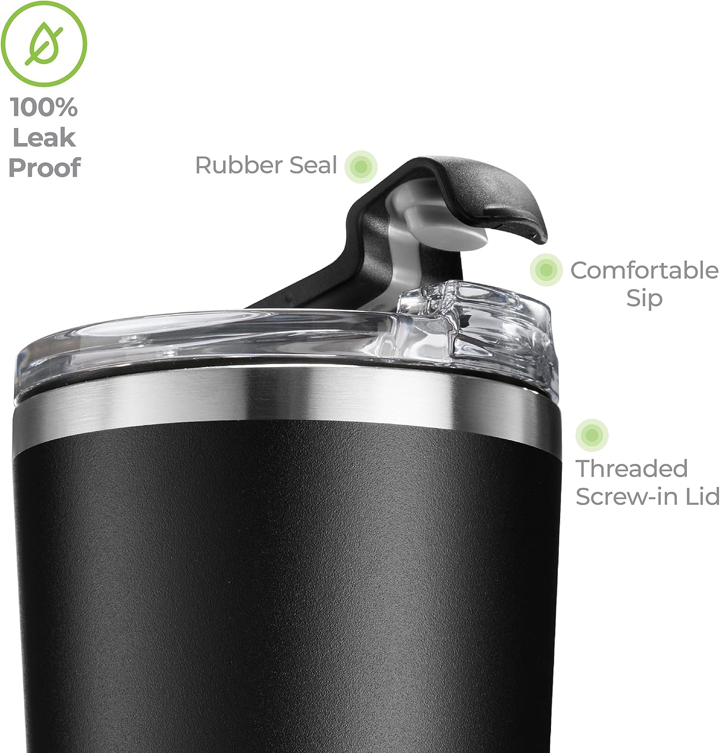 SIPX™ Triple-Insulated Tumblers - 16oz. Premium Modern Tumbler With Lid, insulated Cup Keeps Hot For 6 Hours, Stainless Steel Tumbler Made Of Sustainable Material, Coffee Travel Mug For Home & Office