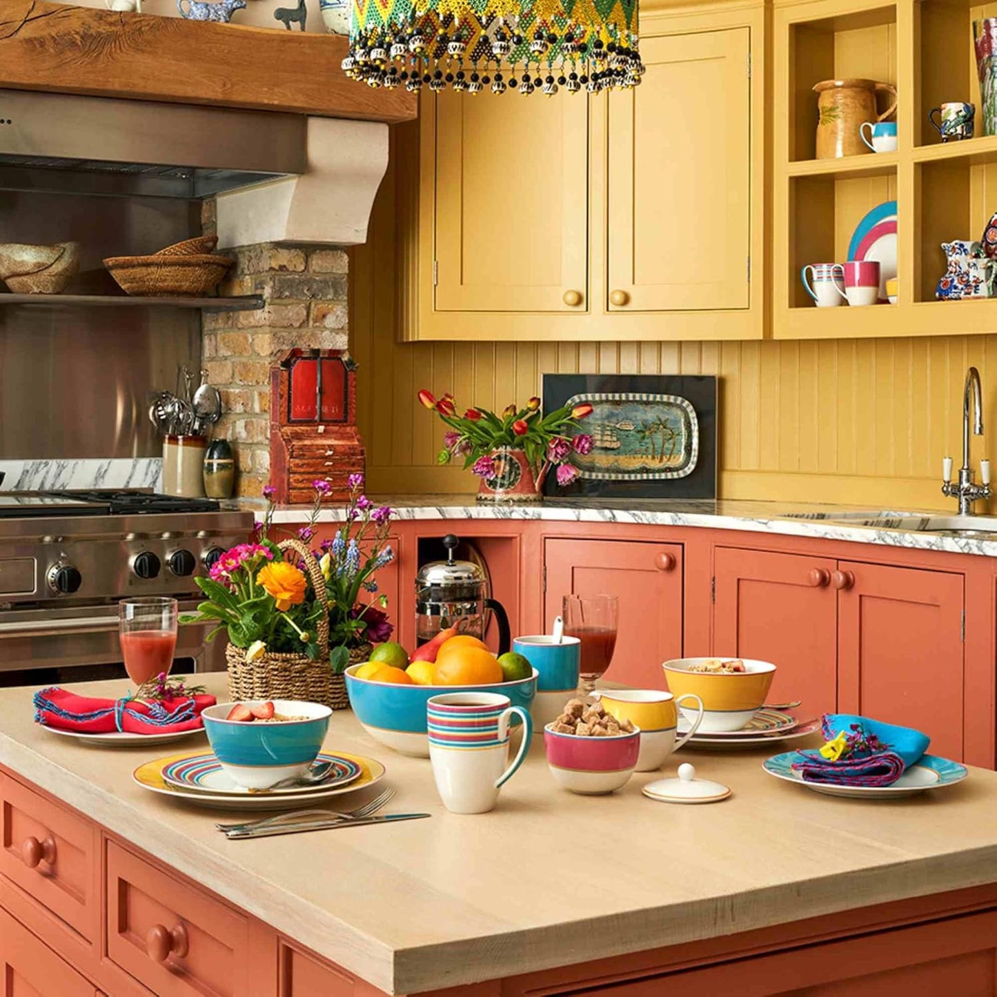 Spode Kit Kemp 17oz Calypso Mug | Vibrant Turquoise | Porcelain | Dishwasher and Microwave Safe | For Coffee and Tea | Fabulous Gift | Home or Office Use