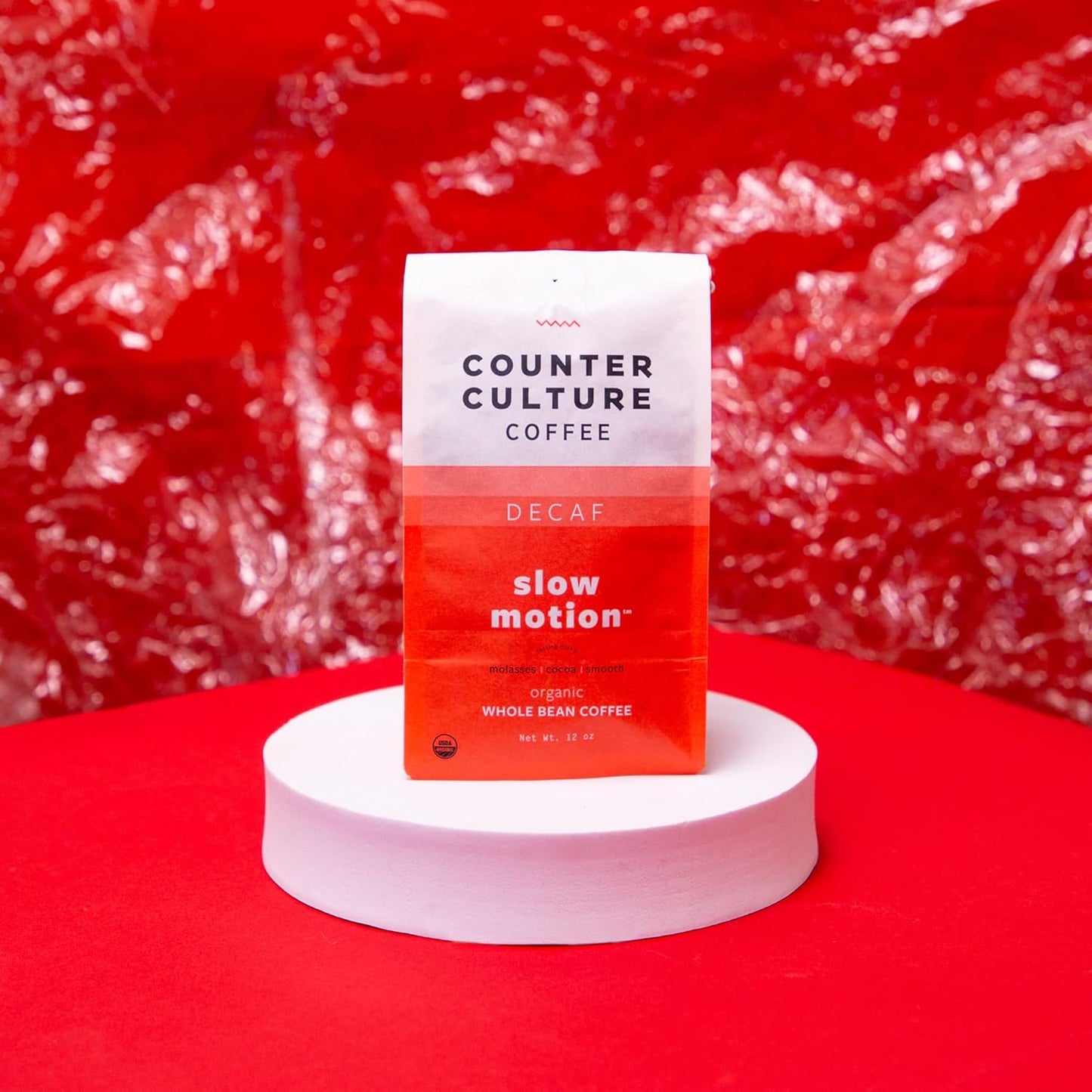 Counter Culture Coffee - Fresh Roasted Certified Organic Whole Bean Coffee (Kosher) (Slow Motion Double Pack)