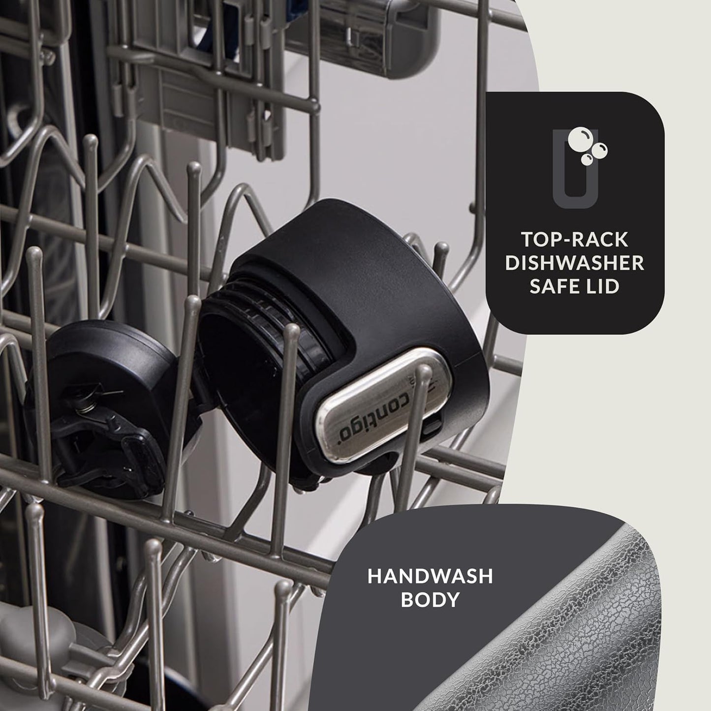 Contigo AUTOSEAL West Loop Vacuum-Insulated Stainless Steel Travel Mug with Easy-Clean Lid 16 oz Crystal Sake