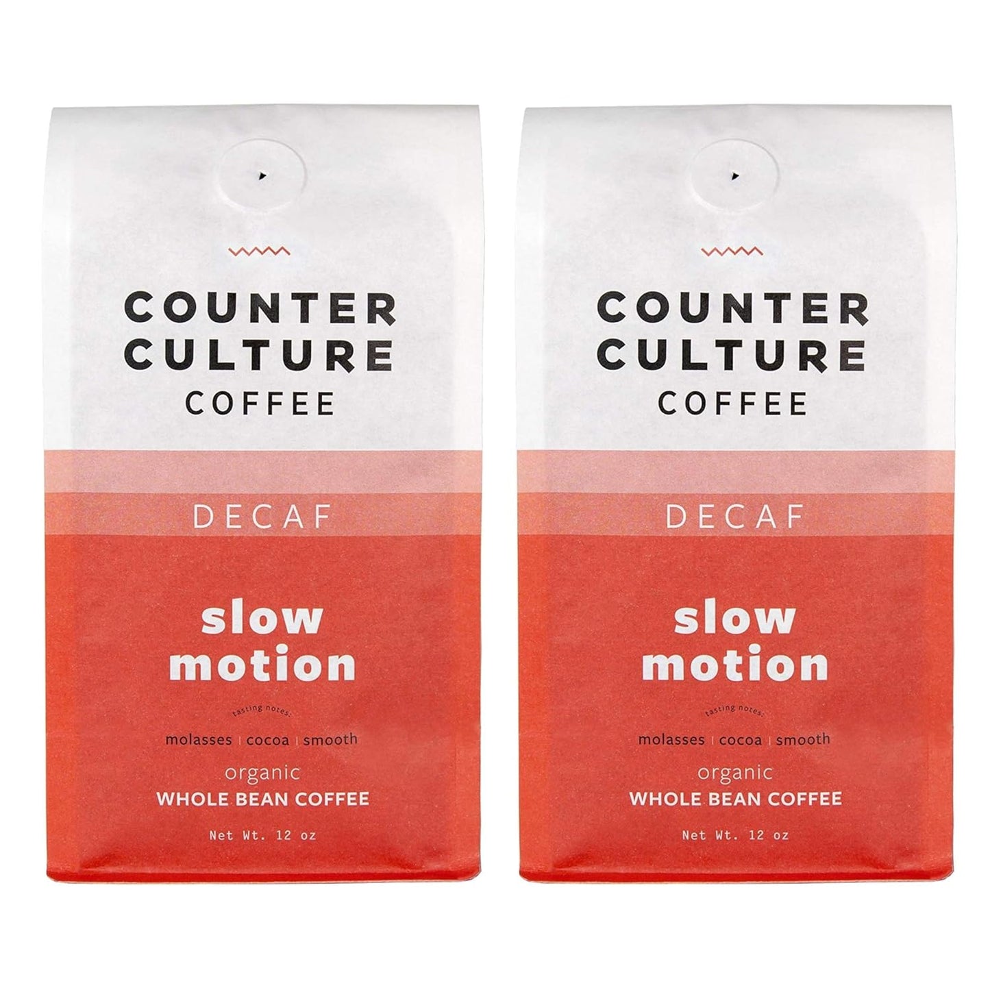 Counter Culture Coffee - Fresh Roasted Certified Organic Whole Bean Coffee (Kosher) (Slow Motion Double Pack)
