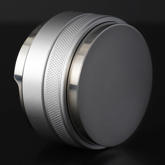 58mm Coffee Distributor and Tamper,Dual Head Coffee Leveler Fits for Gaggia E61 58mm Portafilter,Professional Espresso Hand Tamper.(Silver)