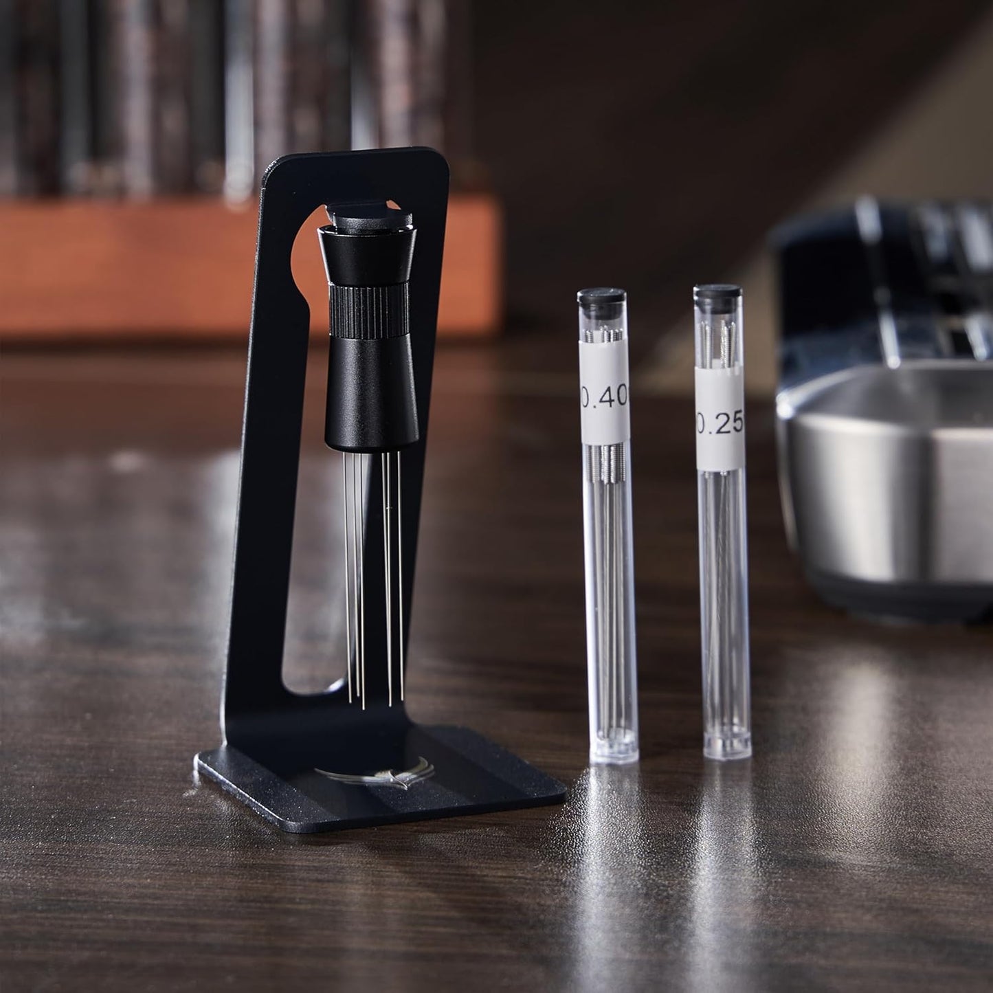 Espresso Machine Accessories 58mm Barista Tools Includes Blind Coffee Shaker, Calibrated Tamper, Coffee Distributor, Portafilter Funnel, Puck Screen and WDT Espresso Stirrer