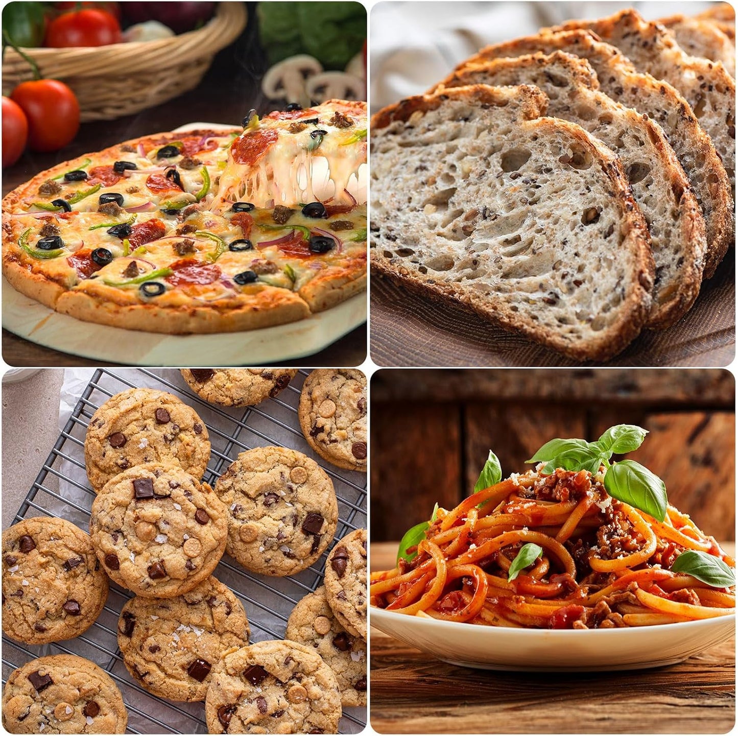 HARFINGTON Silicone Rolling Pin 10" Silicone Surface Non-Stick Stainless Steel Inner Core Dough Roller Kitchen Roller for Baking Pastry Pizza Fondant Bread, Blue