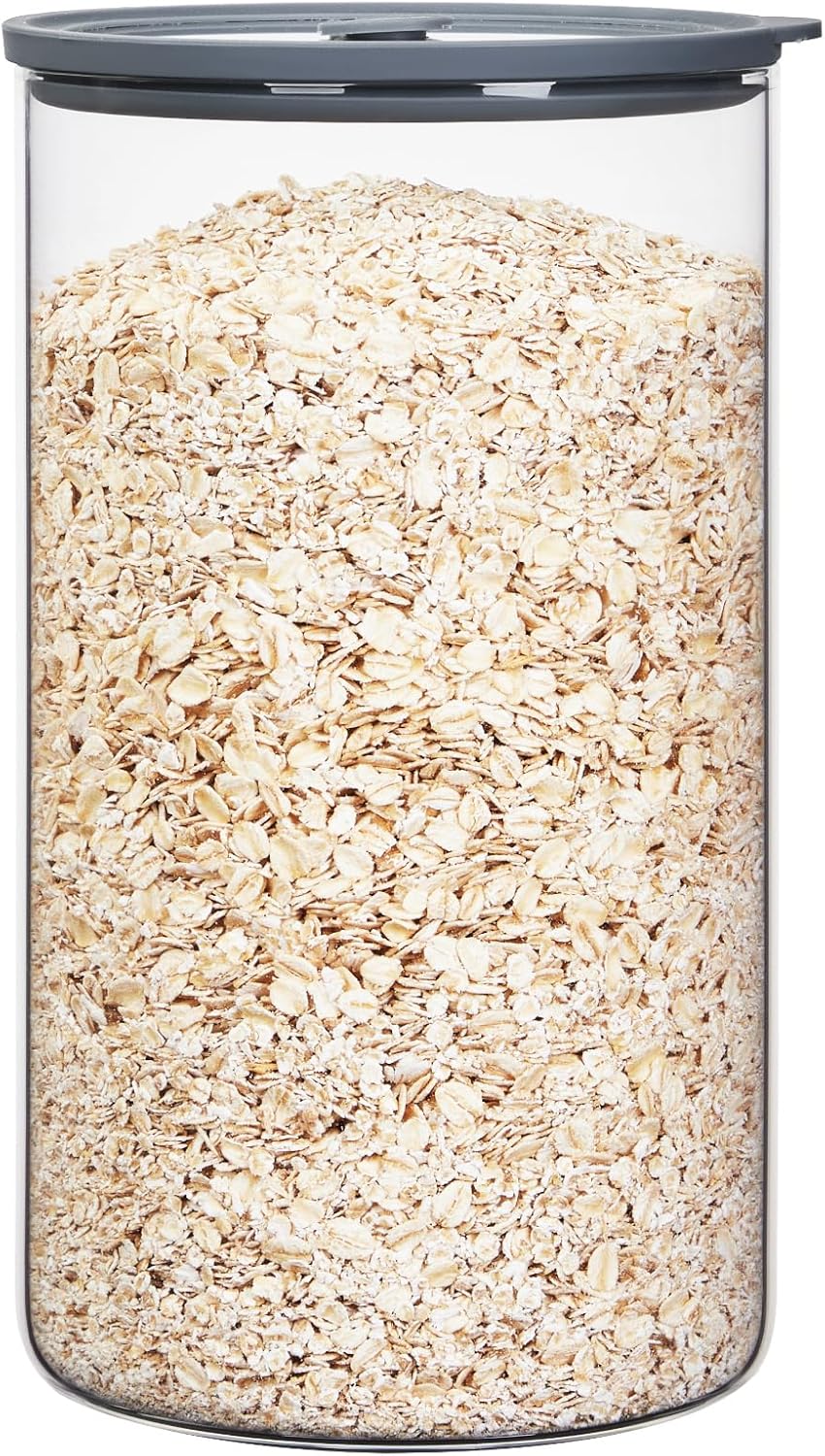 Extra-Large Glass Flour and Sugar Storage Containers with Airtight Lids, 1-Gallon(135oz)Big Glass Food Canister Jars with Lid,Kitchen Organization Jar Sets Perfect for Cookies,Cereal and Eggs