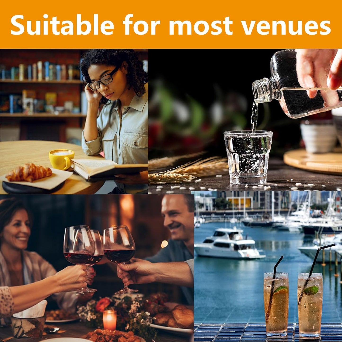 100 PCS Cork Coasters Bulk, Blank Square Cork Coasters DIY Crafts, Non-Slip Heat-Resistant Reusable Coffee Coaster, Suitable for Home Desktop Decoration