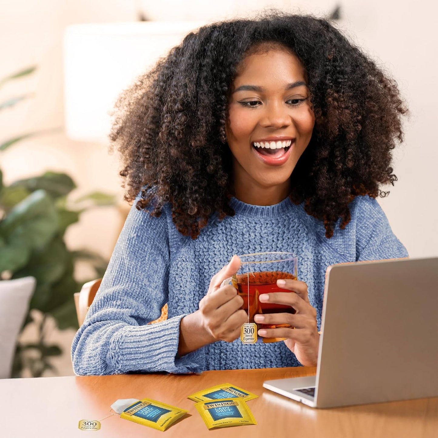 Twinings Lady Grey Black Tea Individually Wrapped Bags, 20 Count (Pack of 6), Orange & Lemon Peel with a Hint of Bergamot, Caffeinated, Enjoy Hot or Iced, 120 Teabags