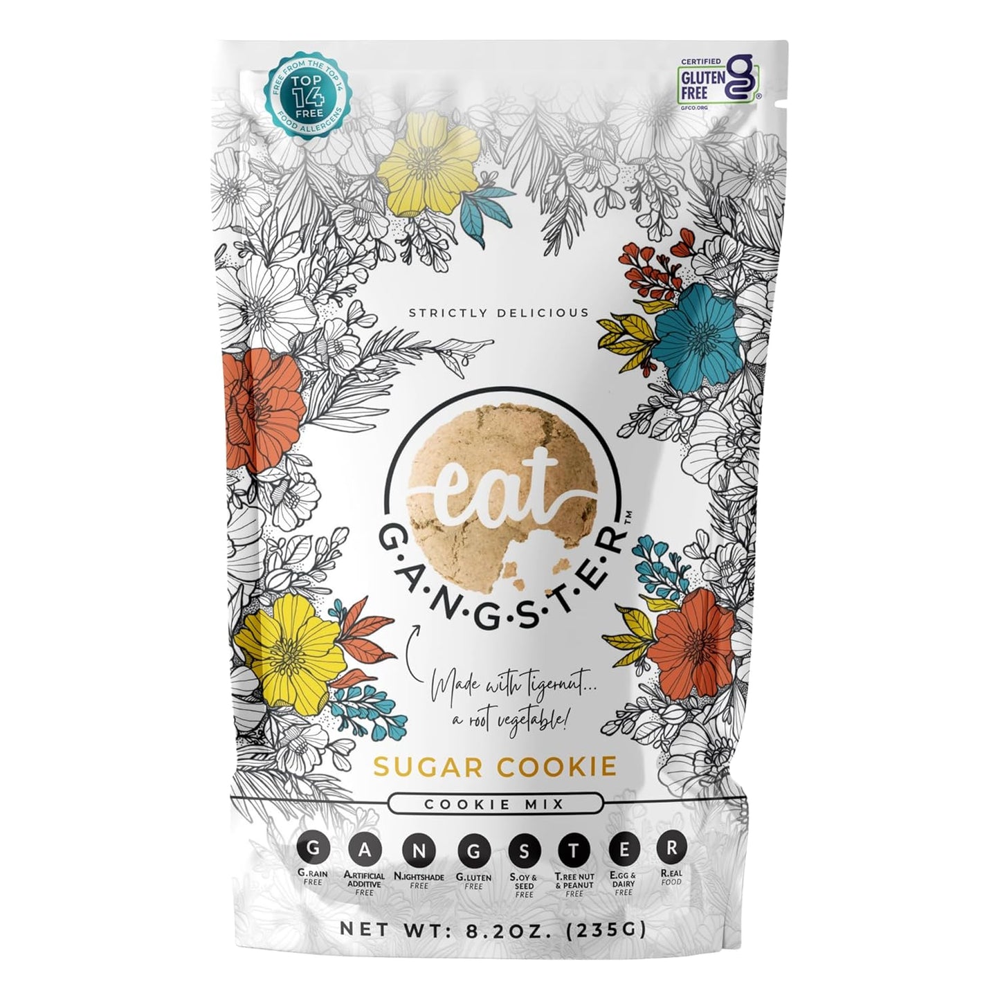 eat G.A.N.G.S.T.E.R. Sugar Cookie Mix | Gluten-Free, Grain-Free, Allergy-Friendly. Easy to Make, Great for those with Food Sensitivities, on Elimination Diets or the AIP and Paleo Diets