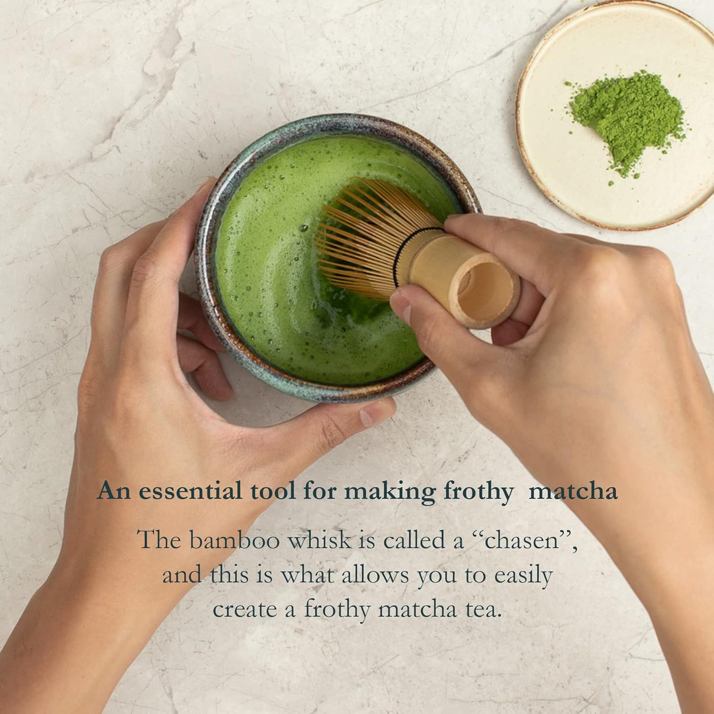 Naoki Matcha Japanese Bamboo Whisk (Chasen) Matcha Set for Traditional Matcha Tea Preparation