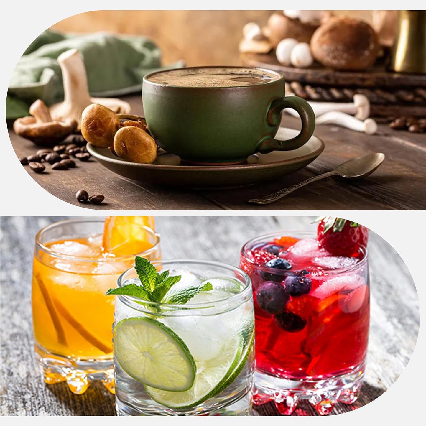 Summer Variety Syrup - Lemon, Lime, Coconut, Blue Raspberry, Watermelon & Tamarindo Syrups For Coffee,Italian Soda, Lattes, Frappes Flavor- 6 Pack With 6 Jimoco Pumps