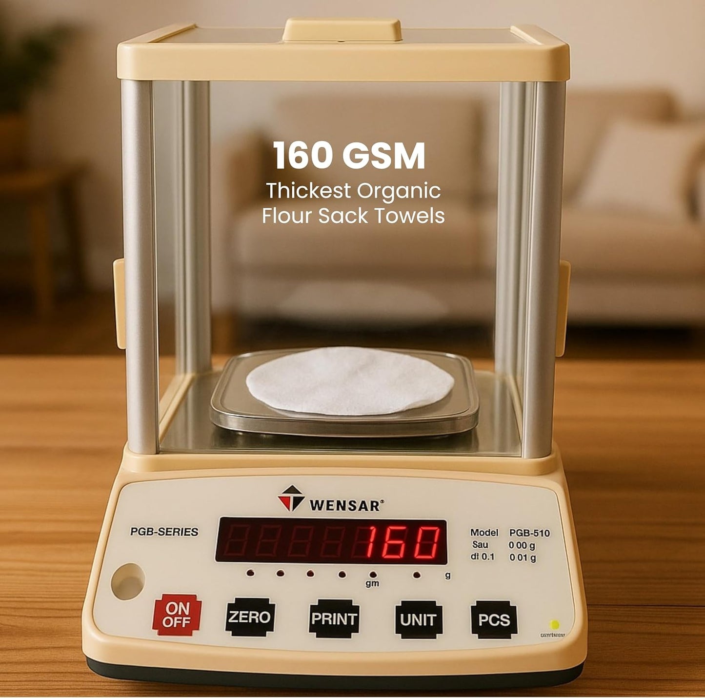 Flour Sack Towels | Tea Towel for Crafts| Kitchen Dish Cotton Blank Towel for Embroidery| Baking Bread Proofing Linen Cover| Thick Absorbent Quick Dry| 6 Pack 28"x28" Natural