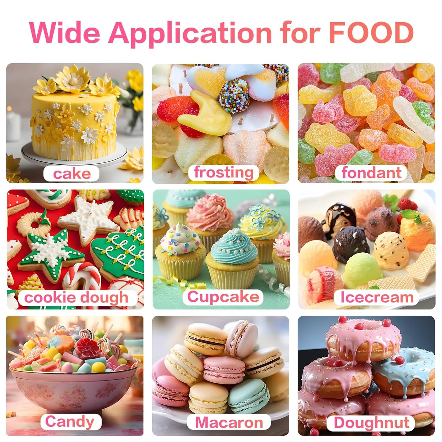 Gel Food Coloring for Cake Decorating - 40g Concentrated Assorted Edible Colors - Tasteless Food Dye Professional-Grade Dye for Easter Eggs Fondant Cookies Frosting Royal Icing Baking - Navy Blue