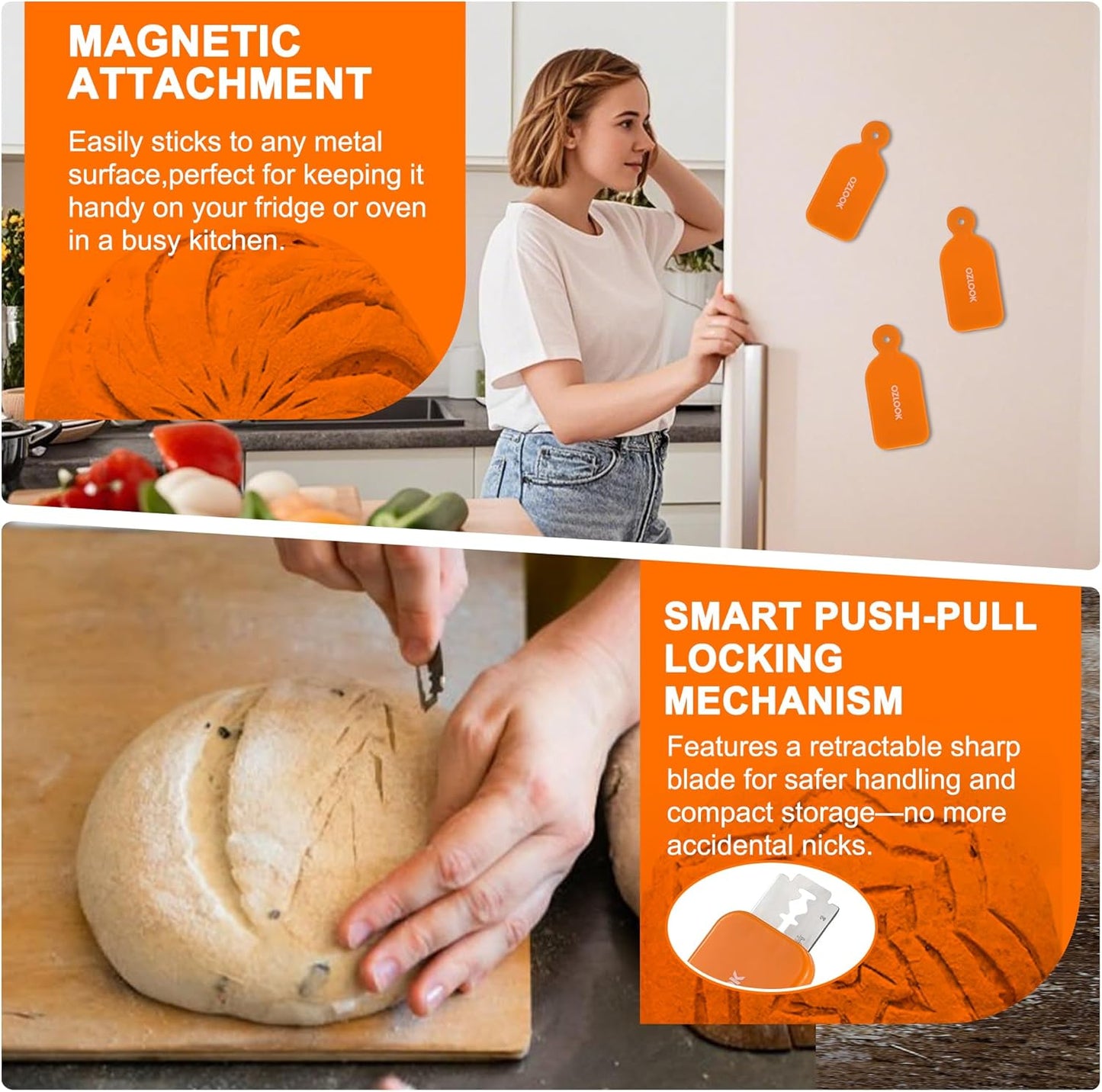 Sourdough Starter Kit,10 Inch Round & 9 Oval Cotton Rope Banneton Bread Proofing Basket with Bread Lame, Scraper,Sling, Dough Whisk,Perfect Gifts for Bakers Sourdough Bread Baking Supplies