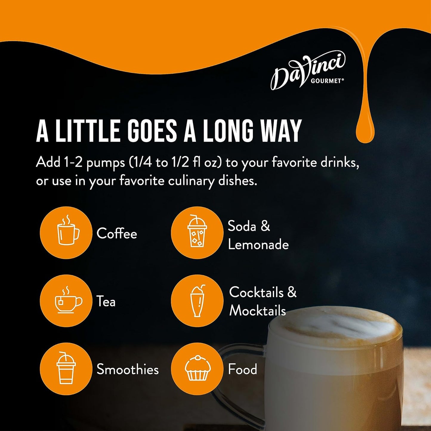 DaVinci Gourmet Classic Coffee Liqueur Syrup, 25.4 Fluid Ounces (Pack of 1)