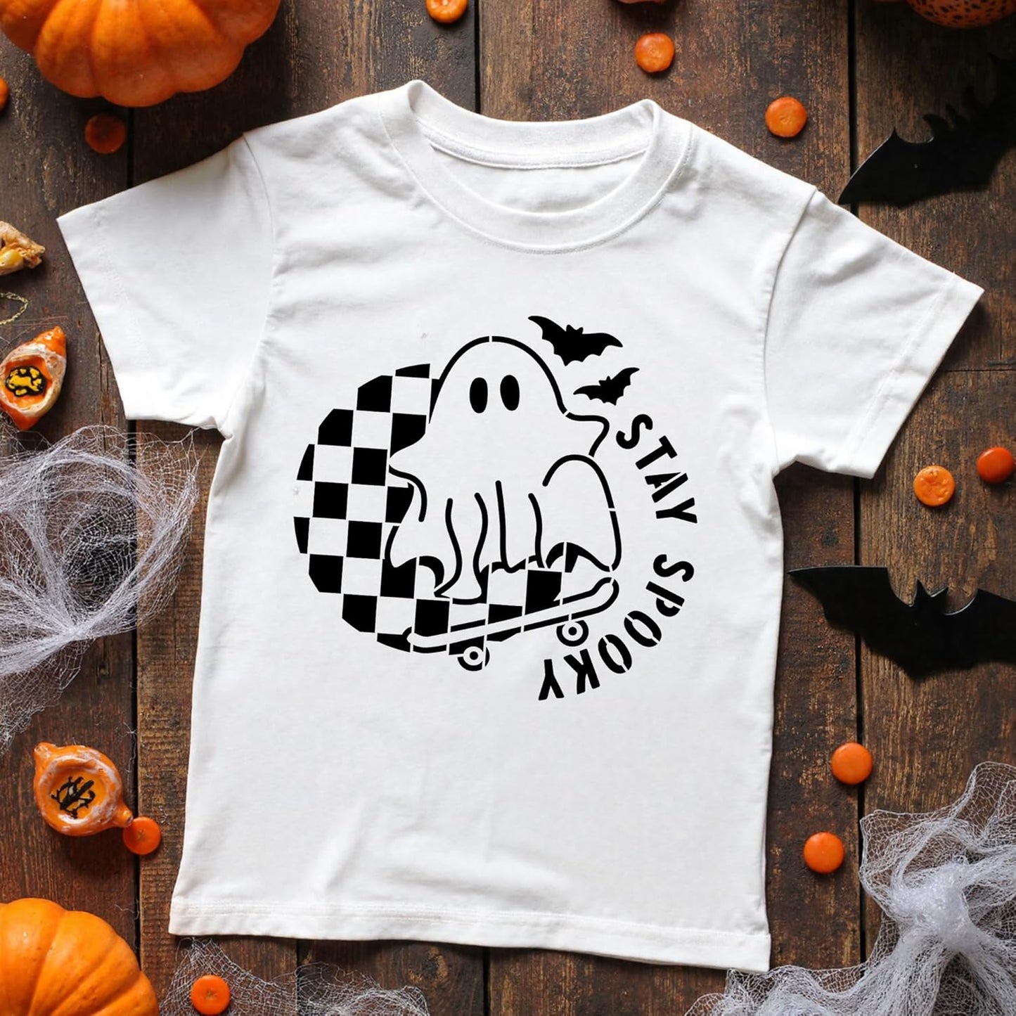 Halloween Stencils for Door Mats Large Halloween Doormat Stencils Trick or Treat Boo Ghost Stencil for Door Mat Wood Sign Fabrics DIY Crafts Decor