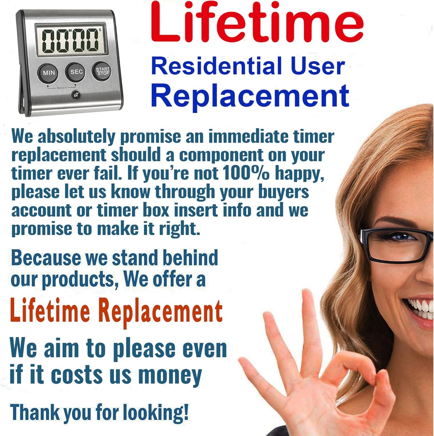 Elegant Digital Kitchen Timer, Stainless Steel Model eT-78, Displays 0-99 Min. or 0-99 Hr., Super Strong Magnet, Volume Switch for Mute/Soft/Loud Alarm, Auto Shut Off, Auto Memory by eTradewinds