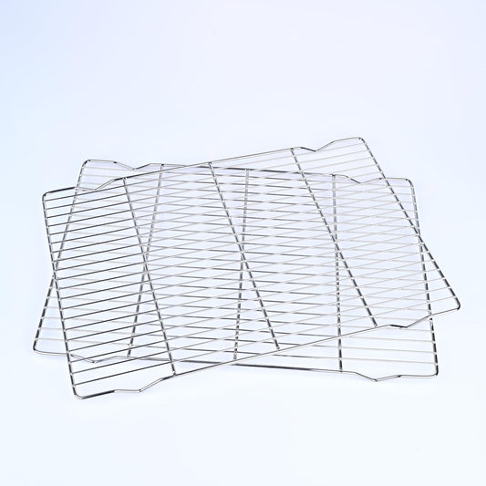 2-Pack Cooling Racks for Baking, 10x15 Inch Heavy Duty Stainless Steel Wire Baking Rack, Oven Safe Cookie Cooling Rack Set, Fits Half Sheet Pan, Dishwasher Safe & Non-Toxic