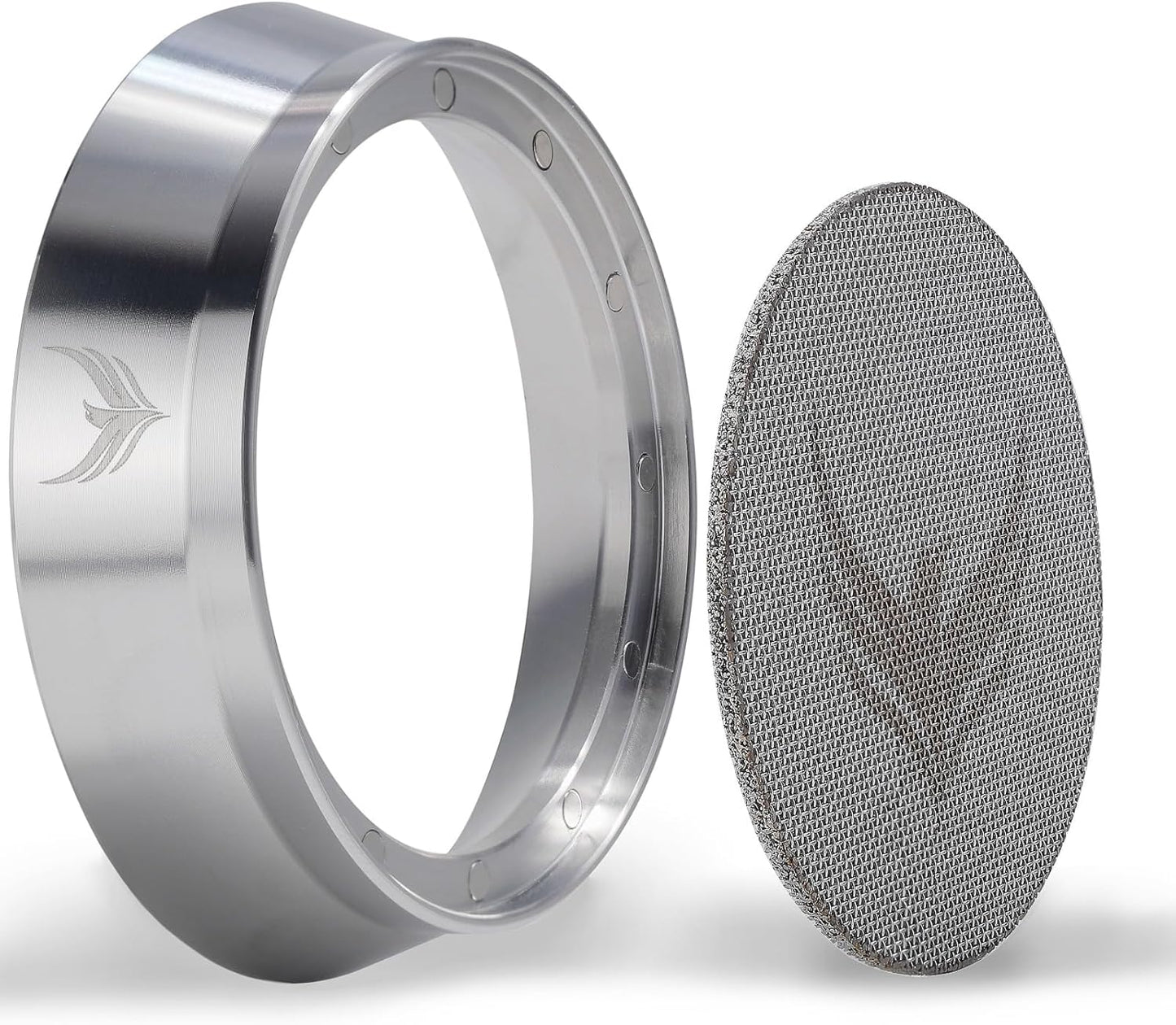 Gaggia Espresso Machine Accessories Kit: 58mm Bottomless Portafilter, Wooden 30lb Tamper, Distribution Tool, WDT Stirrer, Dosing Funnel & Puck Screen - Perfect for Gaggia Classic Models