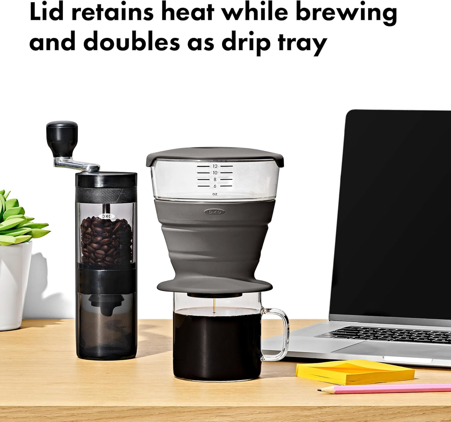 OXO Brew Collapsible Pour-Over Coffee Maker with Storage Case