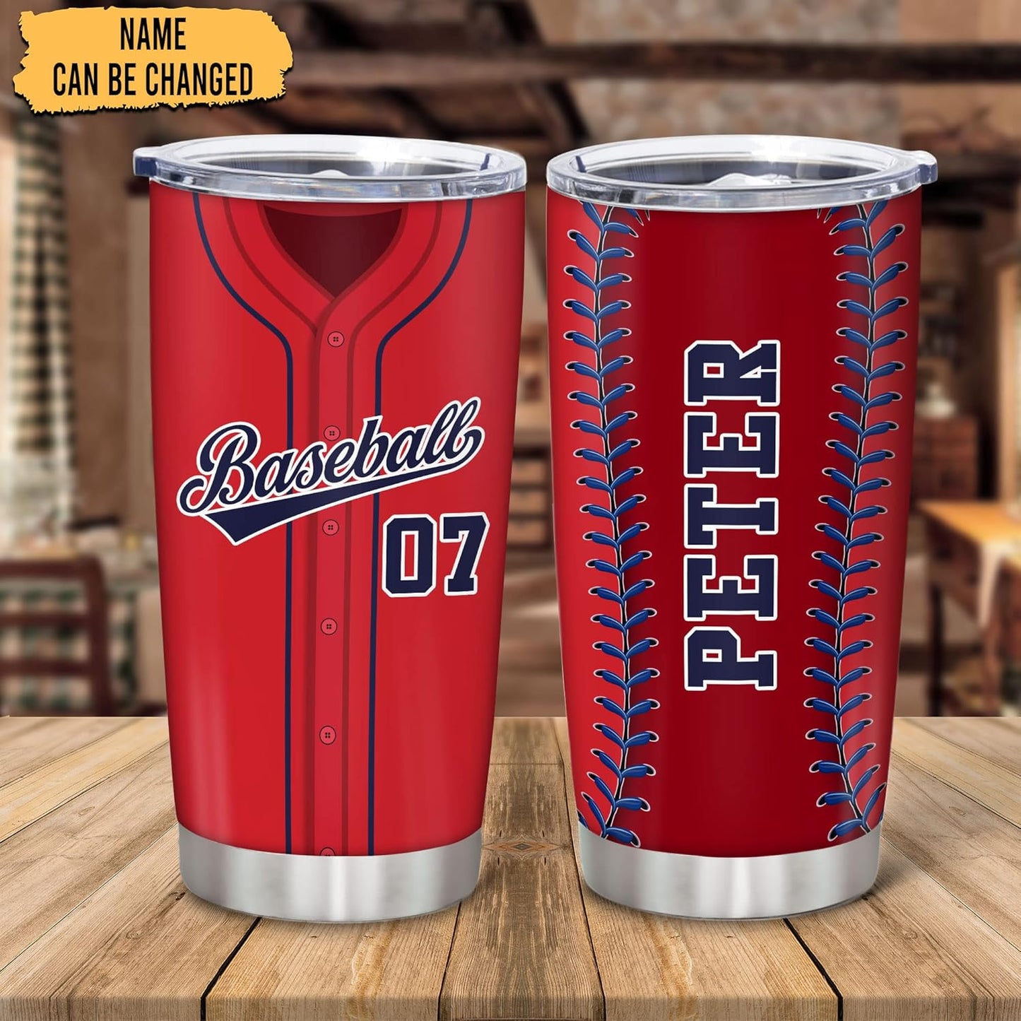 Hyturtle Personalized Baseball Tumbler Baseball Players Design Stainless Steel Double Walled Vacuum Insulated Tumblers 20oz30oz Coffee Travel Mug Cup Christmas Gift For Men Boys Friends Dad Sports Fan