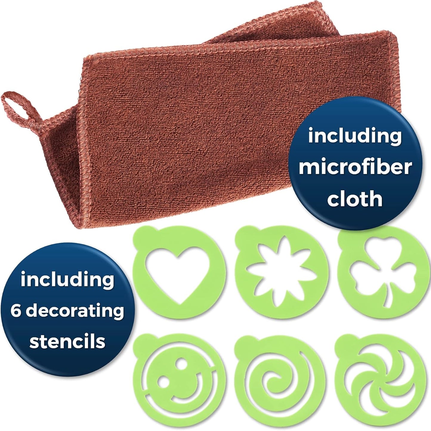 Espresso Tamper Set - 51mm Tamper and Espresso Accessories - Premium Barista Espresso Tools Hand Tamper Set