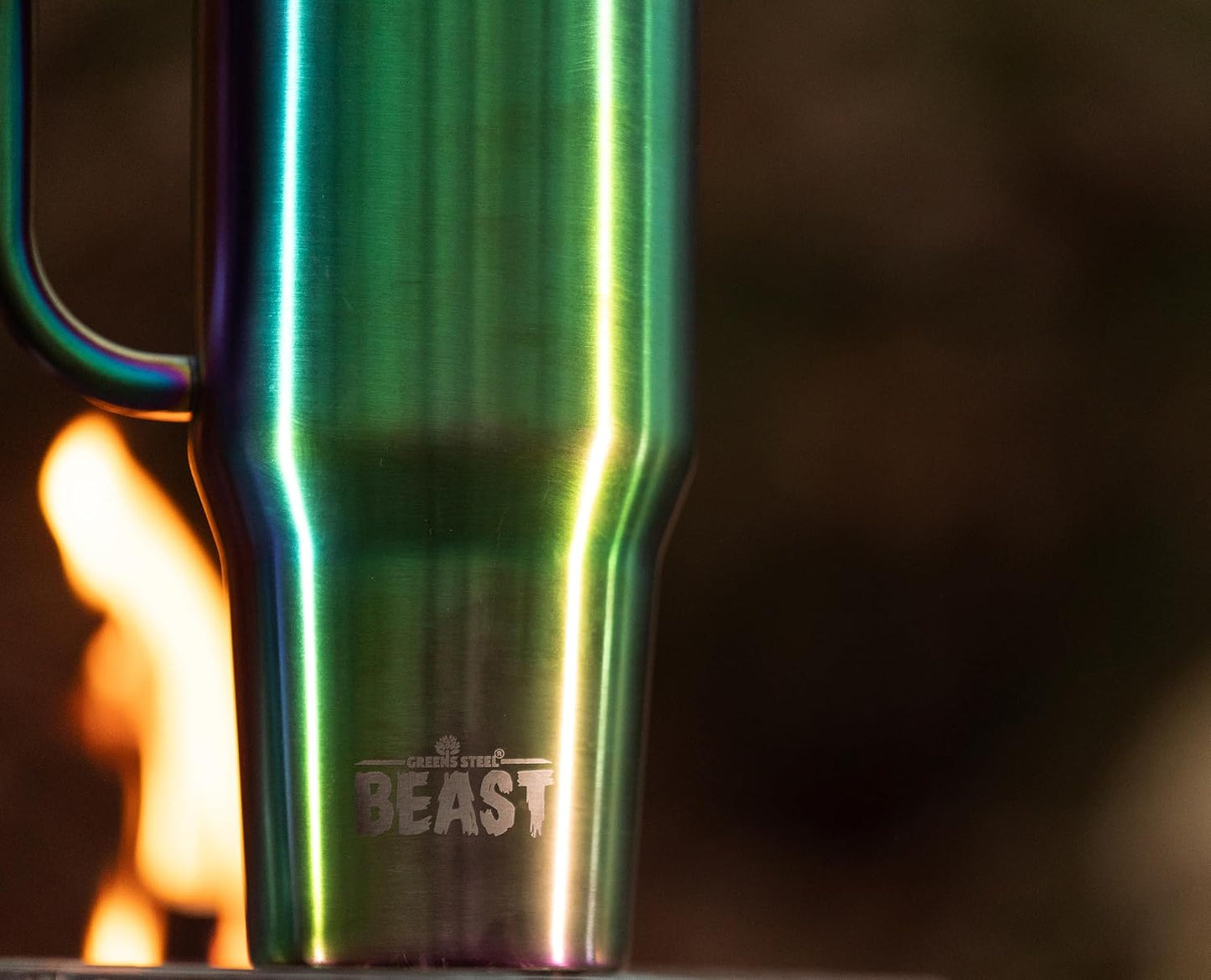 Beast 42 oz Tumbler Stainless Steel Vacuum Insulated Coffee Ice Cup Double Wall Travel Flask (Rainbow)