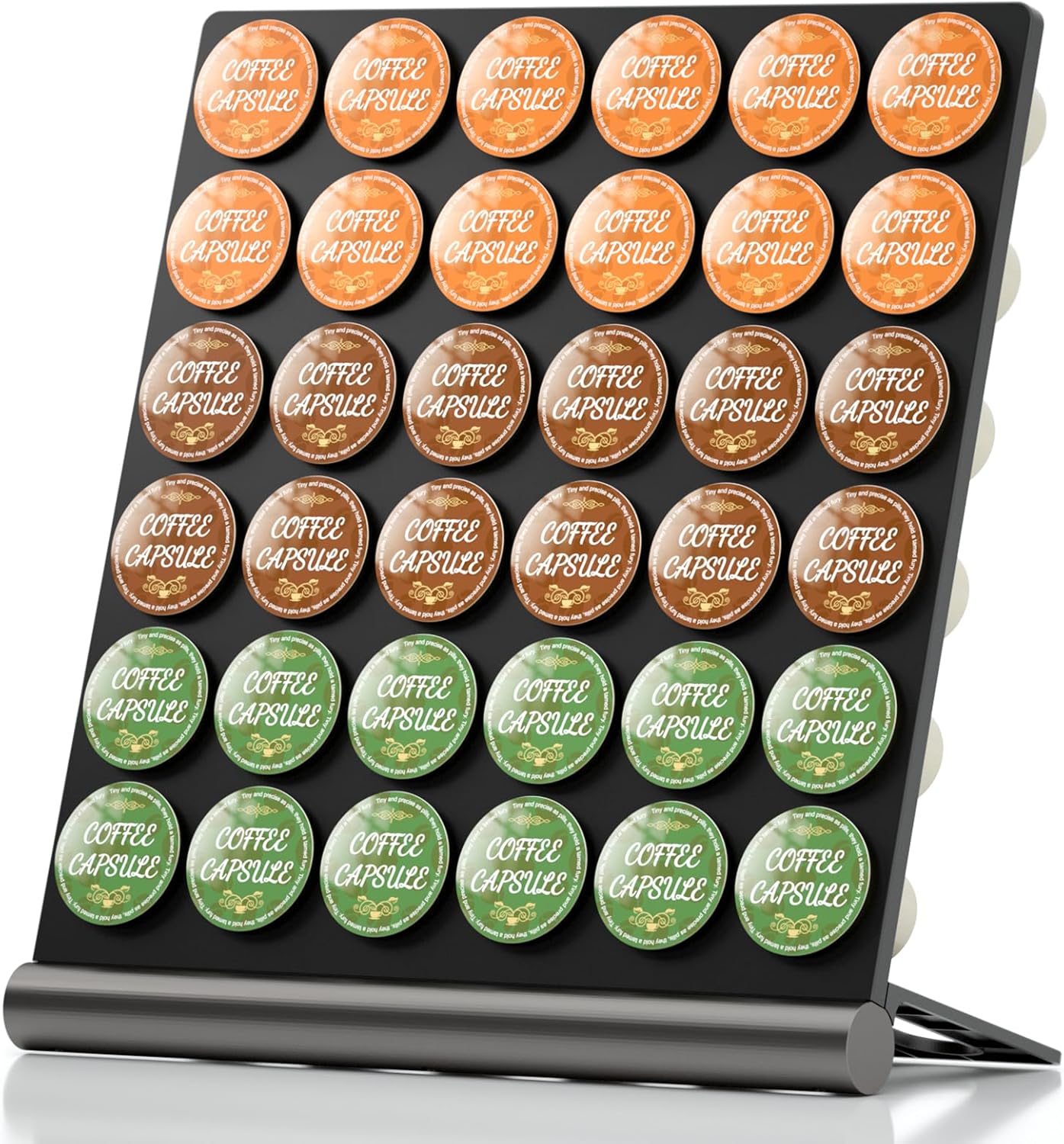 Coffee Pods Holder Organizer Compatible with K cup,36 Pods Large Capacity Coffee Pod Storage Organizer Compatible with keurig pods, Space Saving K-Cups Organizer for Kitchen Office Coffee Bar