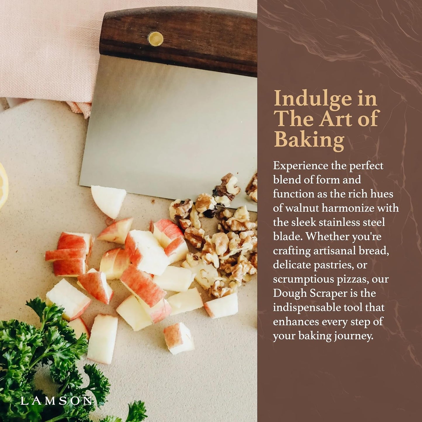 Lamson Dough Scraper and Pie/Cake/Quiche Server