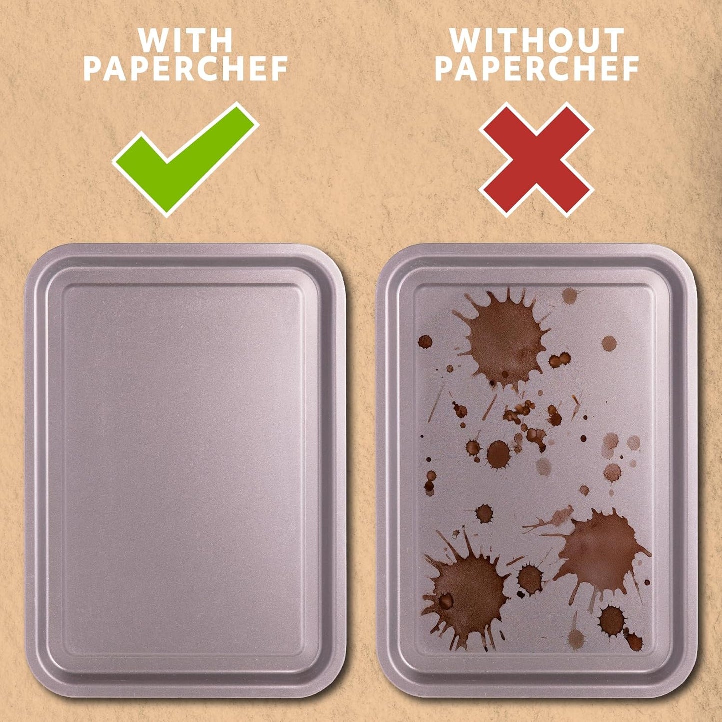 Mini Parchment Baking Cups - Easy Release, Non-Stick Paper - 90 Count - 2 Pack