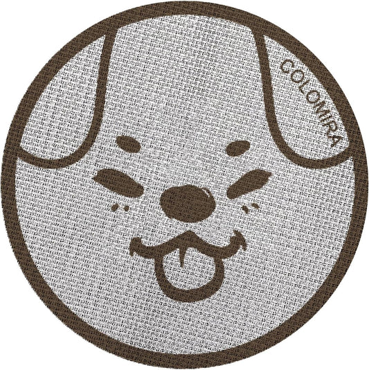 53.5mm Espresso Puck Screen, Lower Shower Screen, Metal Coffee Reusable Filter for 54mm Espresso Portafilter Basket, 1.7 Thickness(Doggie)