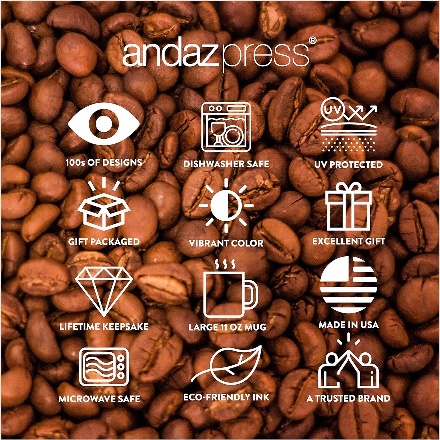 Andaz Press Funny Family 11oz. Coffee Mug Gift, Thank You for Being My Papa, Punch in Face, 1-Pack, Christmas Birthday Drinking Cup Present Ideas