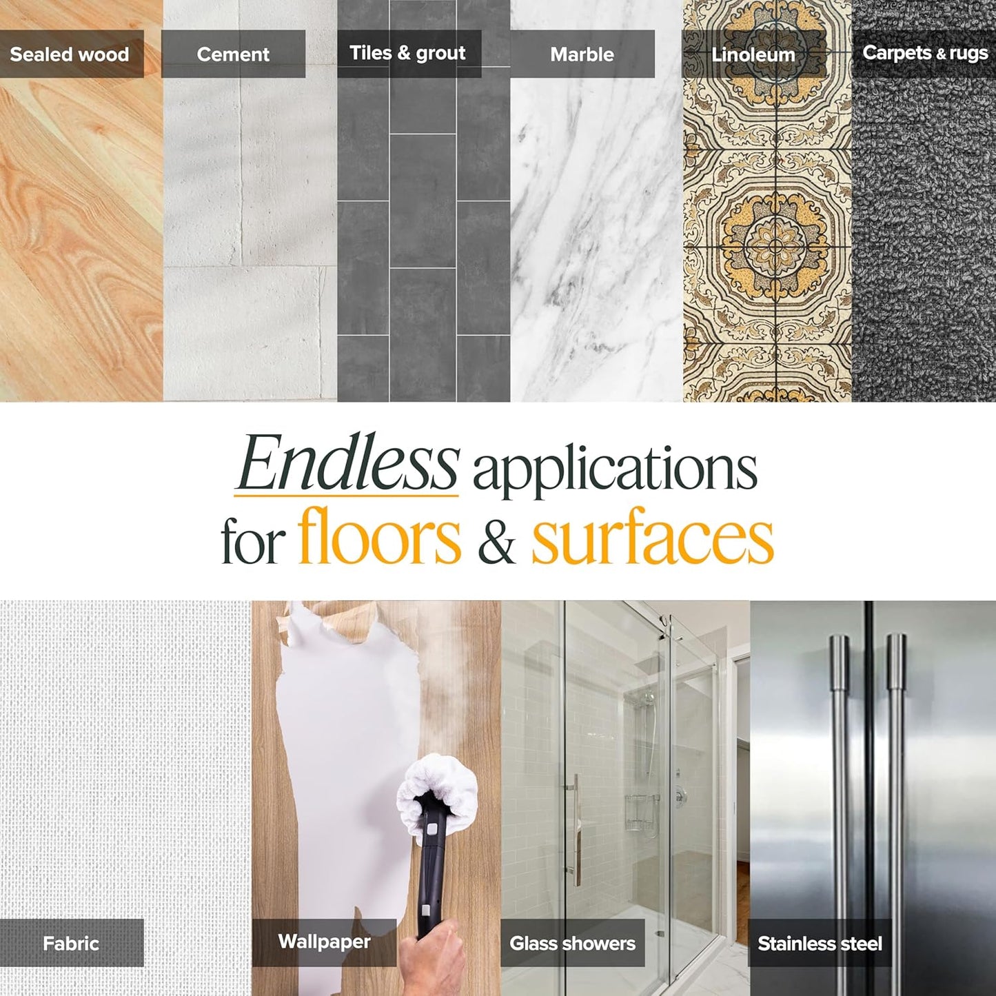 Dupray Neat Steam Cleaner with 18-Piece Kit – (Neat with the Awesome Bag) Powerful, chemical-free cleaning for floors, cars, tiles, grout, and more. *Kills 99.9% of Bacteria and Viruses