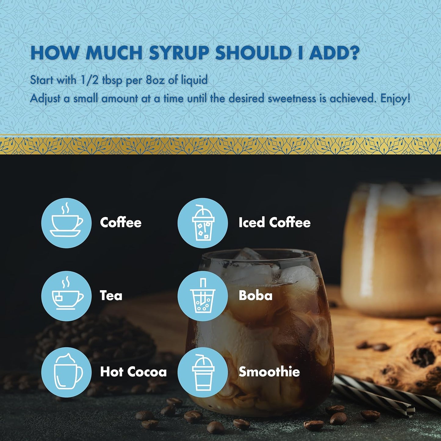 ChocZero French Vanilla Coffee Syrup – Sugar Free Coffee Flavoring, Keto Friendly, Low Carb, No Sugar Alcohols – Vegan, Gluten Free, Non-GMO – 25.4 Fluid Ounces