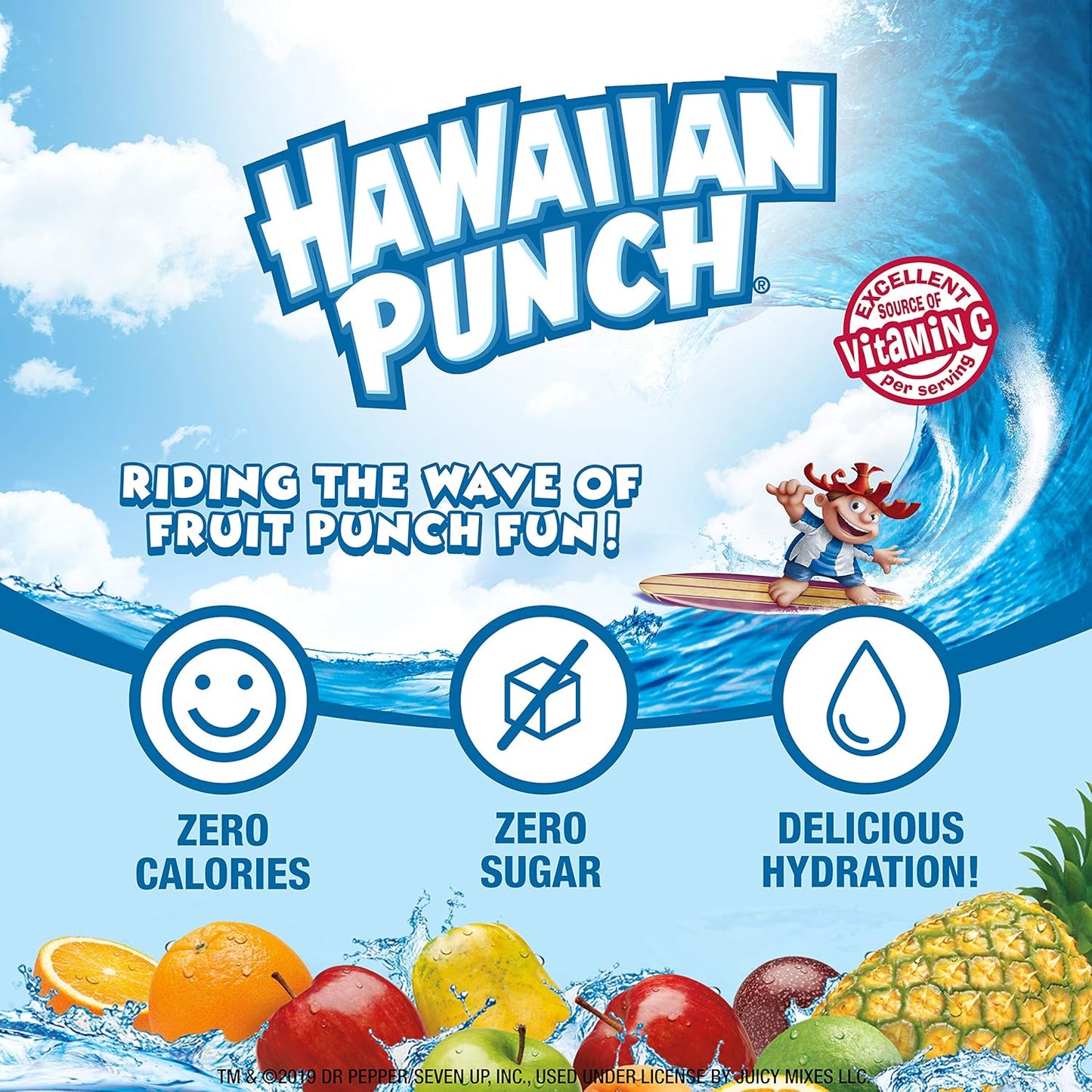Hawaiian Punch, Wild Purple Smash, Liquid Water Enhancer – New, Better Taste! – High Antioxidant Vitamin C, Sugar Free, Zero Calorie Flavoring Drops (4 Bottles, Makes 96 Flavored Water Drinks)