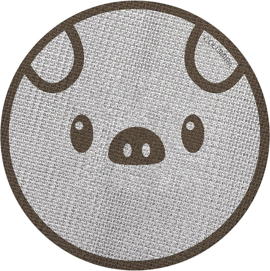 53.5mm Espresso Puck Screen, Lower Shower Screen, Metal Coffee Reusable Filter for 54mm Espresso Portafilter Basket, 1.7 Thickness(Piggy)