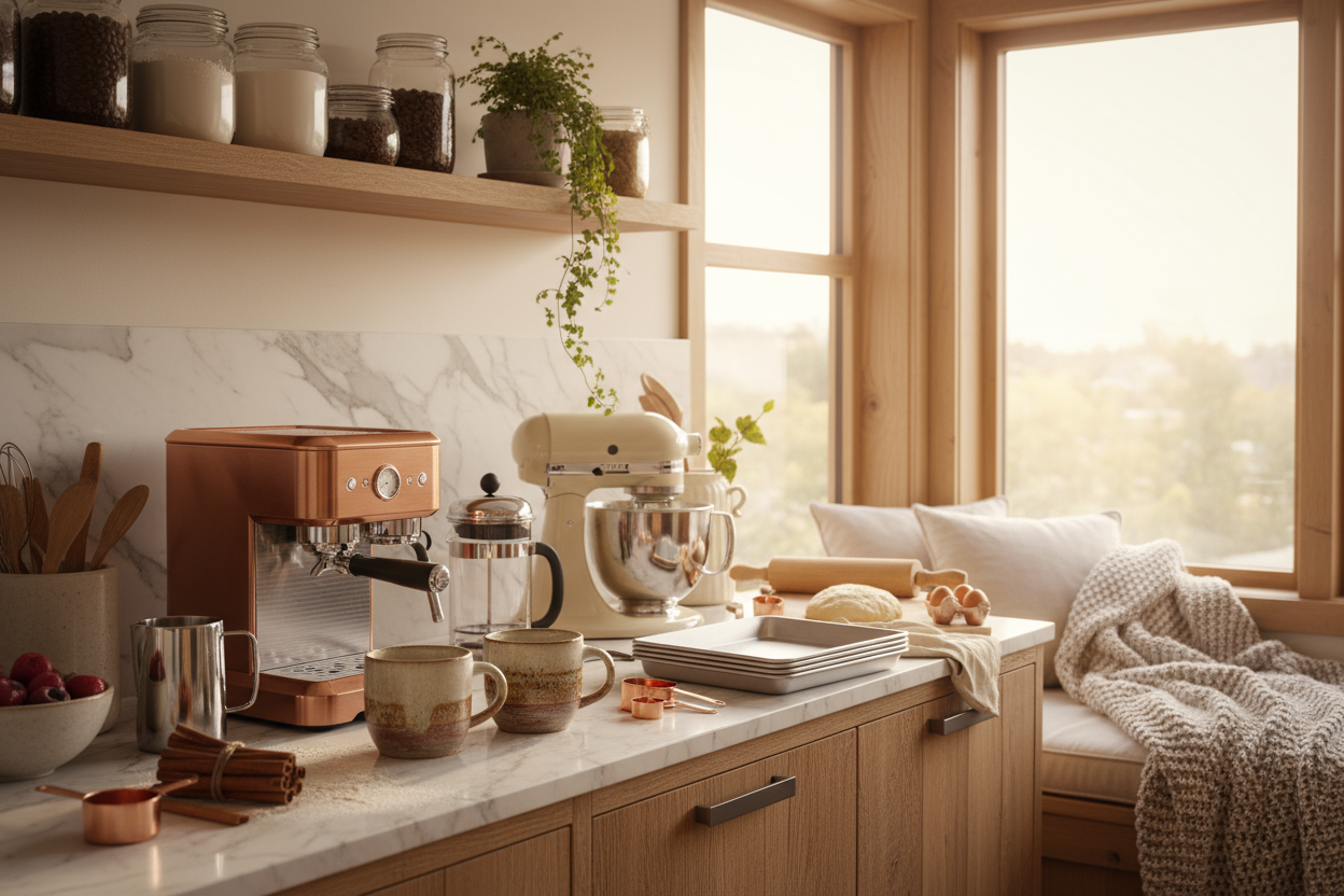 home café tools and baking essentials have turned my kitchen into my favorite retreat.